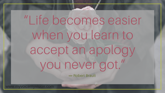 apology never got Brault